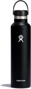 Hydro Flask Stainless Steel Standard Mouth Water Bottle with Flex Cap and Double-Wall Vacuum Insulation